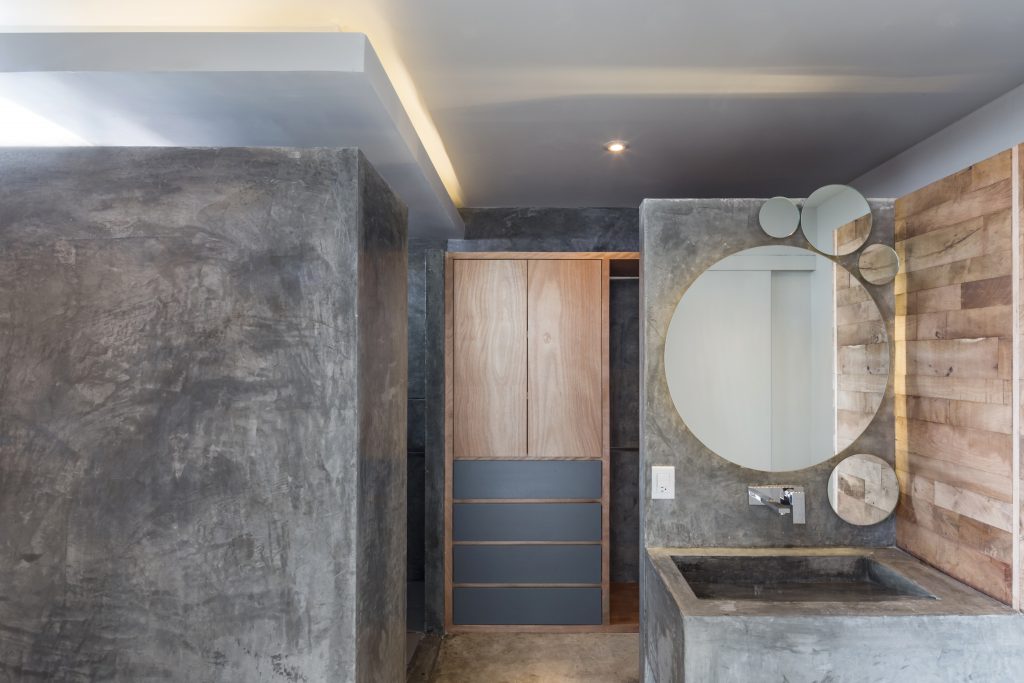 Estilo industrial en el baño